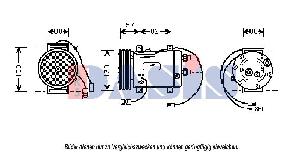 AKS DASIS Kompressori, ilmastointilaite 850555N